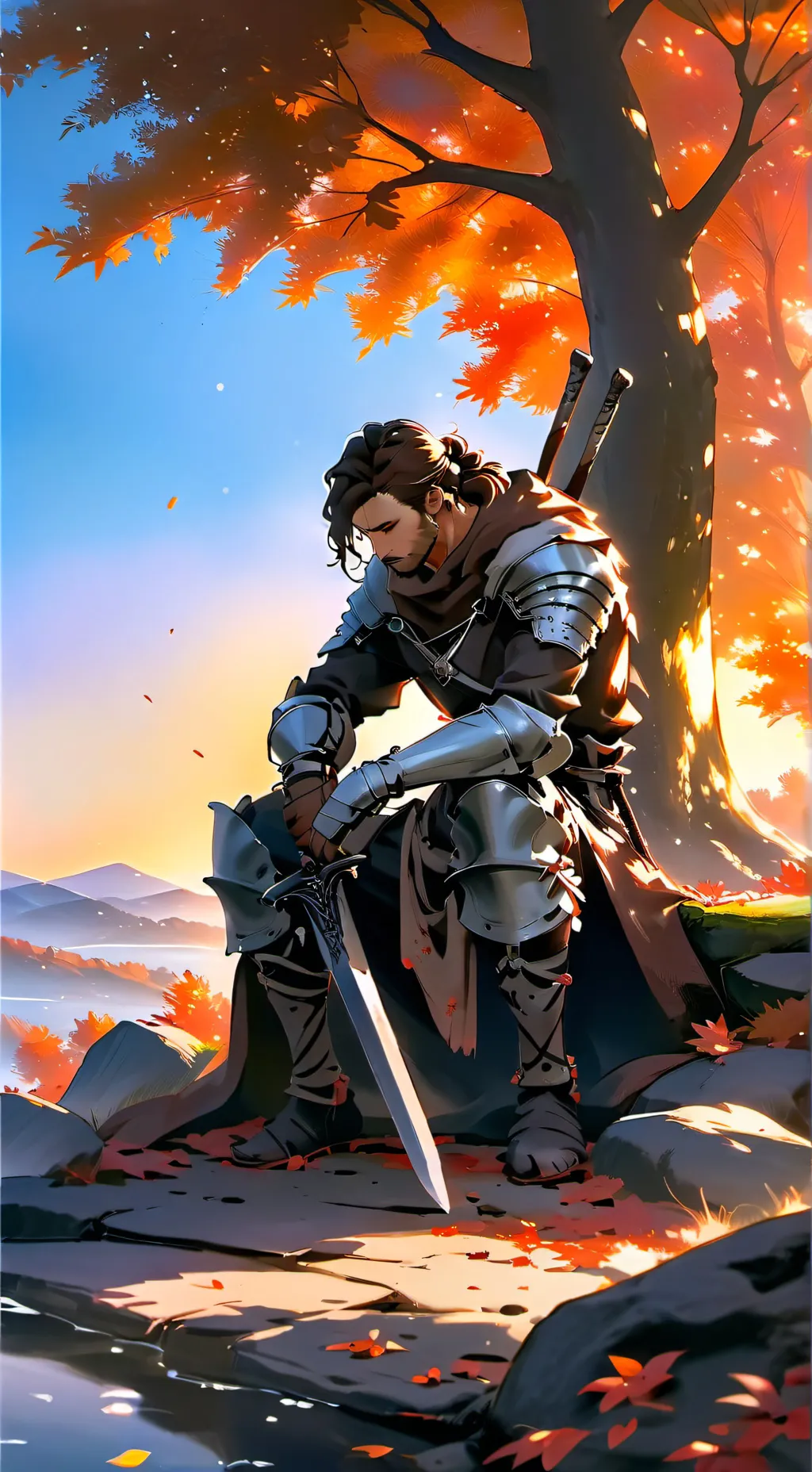 ai character: *The last strand* background