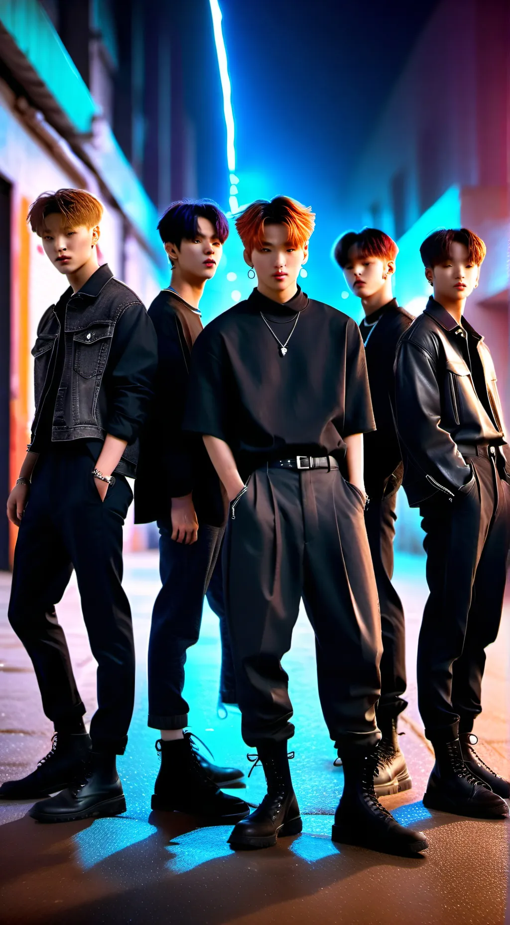 ai character: skz MAMA2025  background