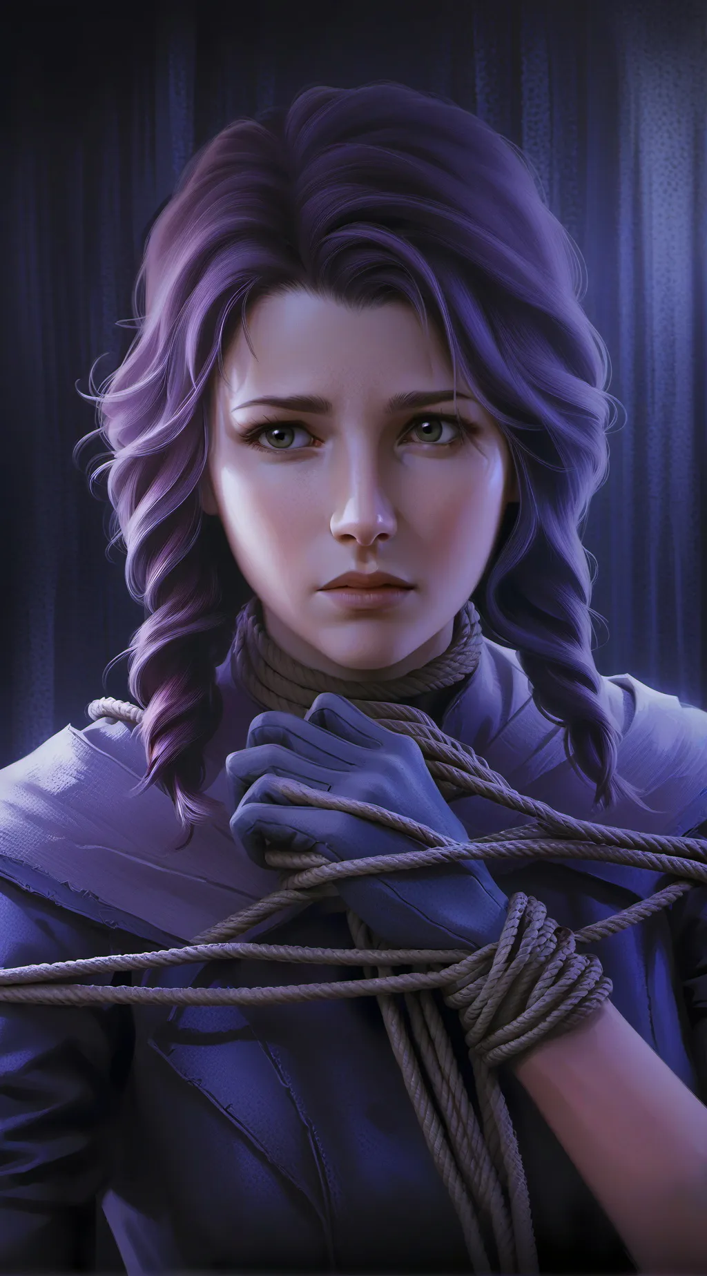 ai character: sarah background