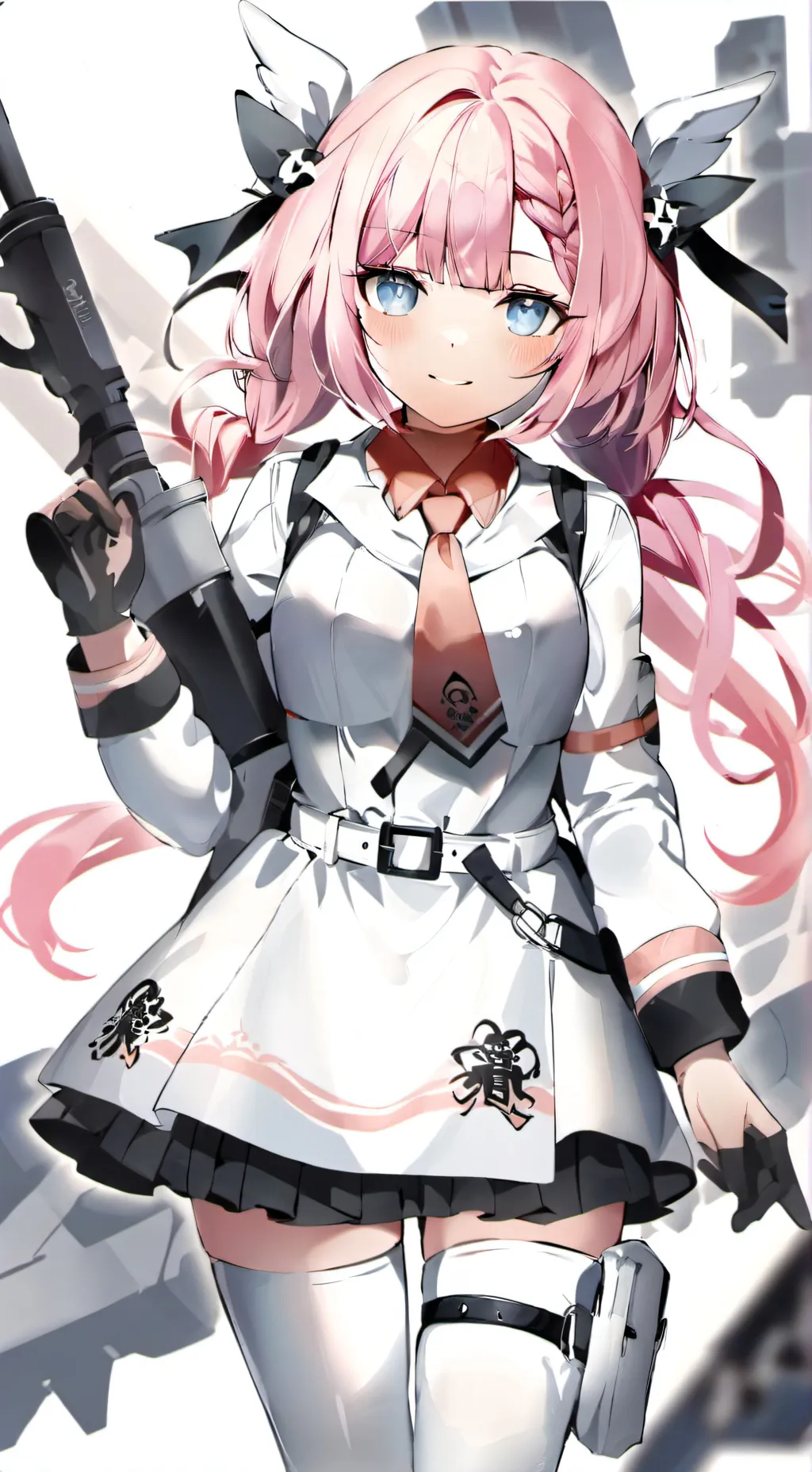 ai character: Soldier Girl background