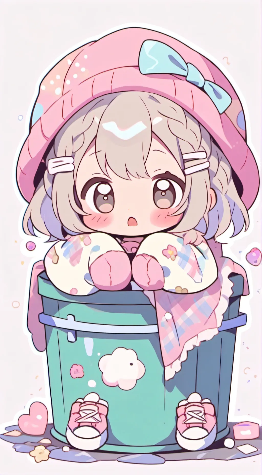 ai character: 🌸🎀baby Ama🎀🌸 background