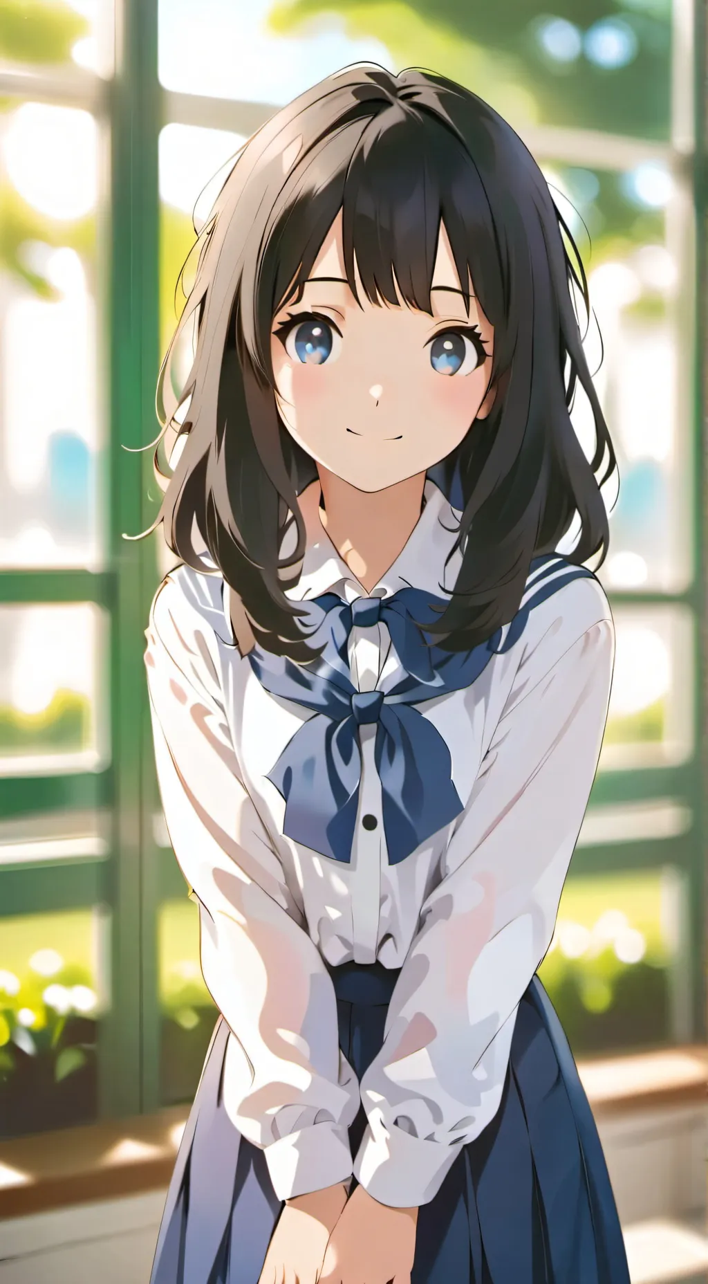 ai character: Sara  background