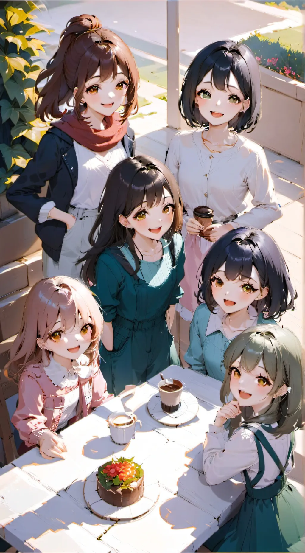 ai character: Girls background