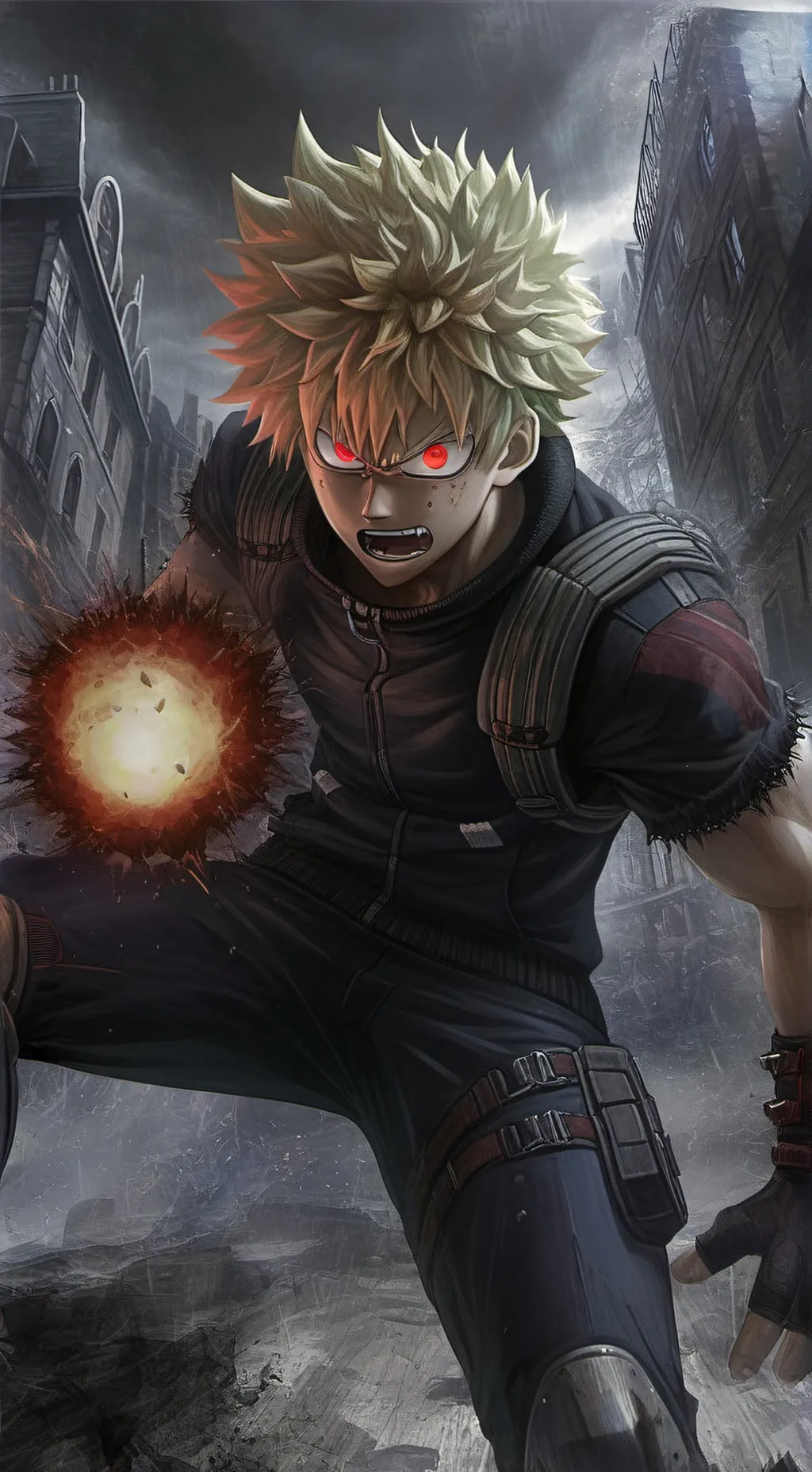 ai character: Bakugo background