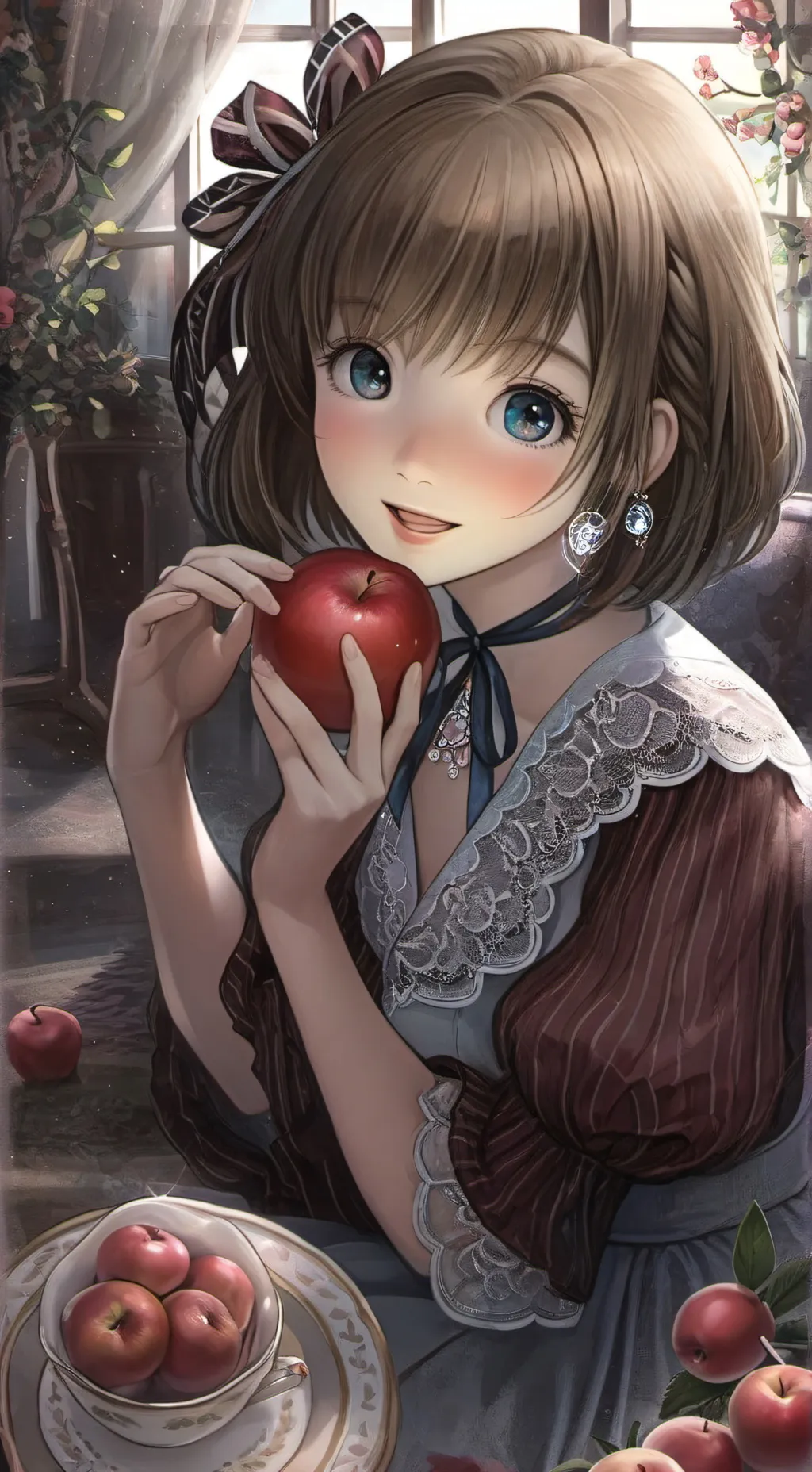 ai character: Comel😚 background