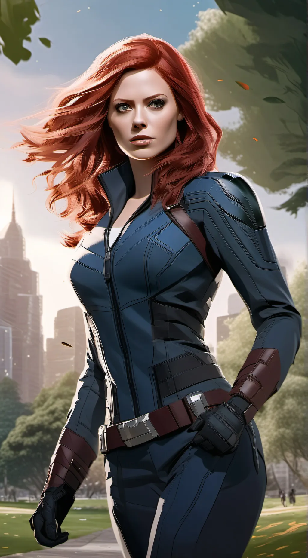 ai character: The Avengers background