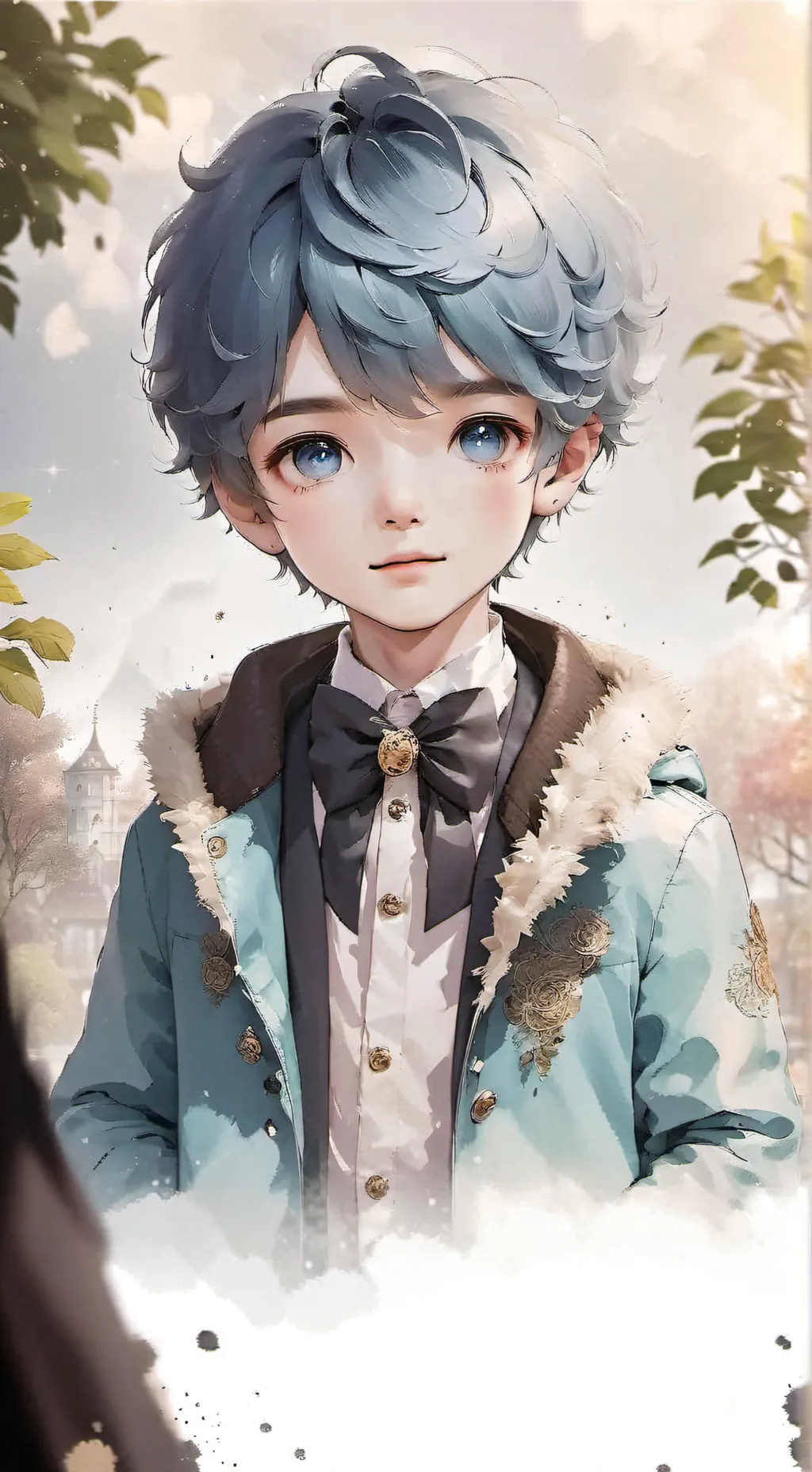 ai character: milo  background