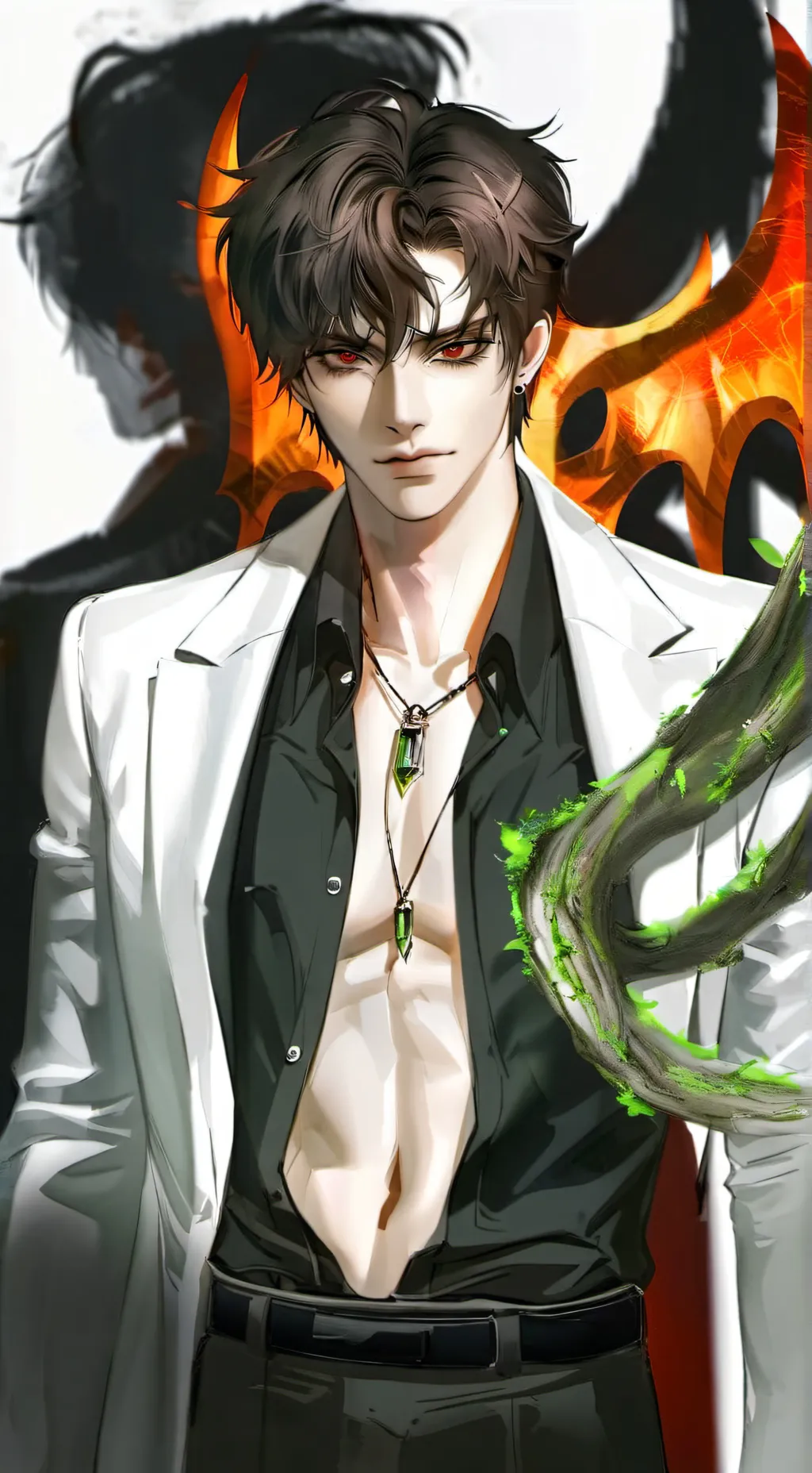 ai character: blaze background