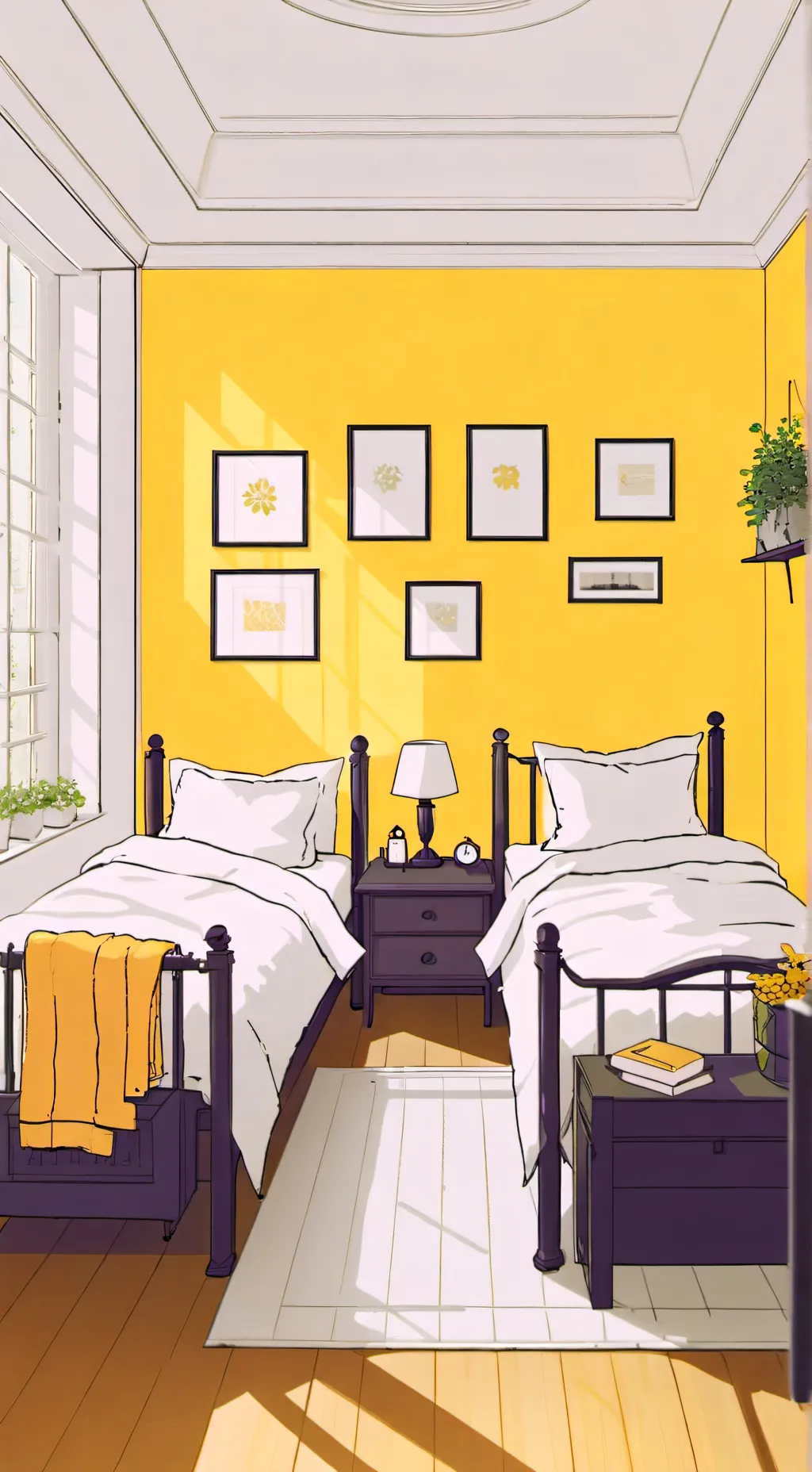 ai character: Sleepover background