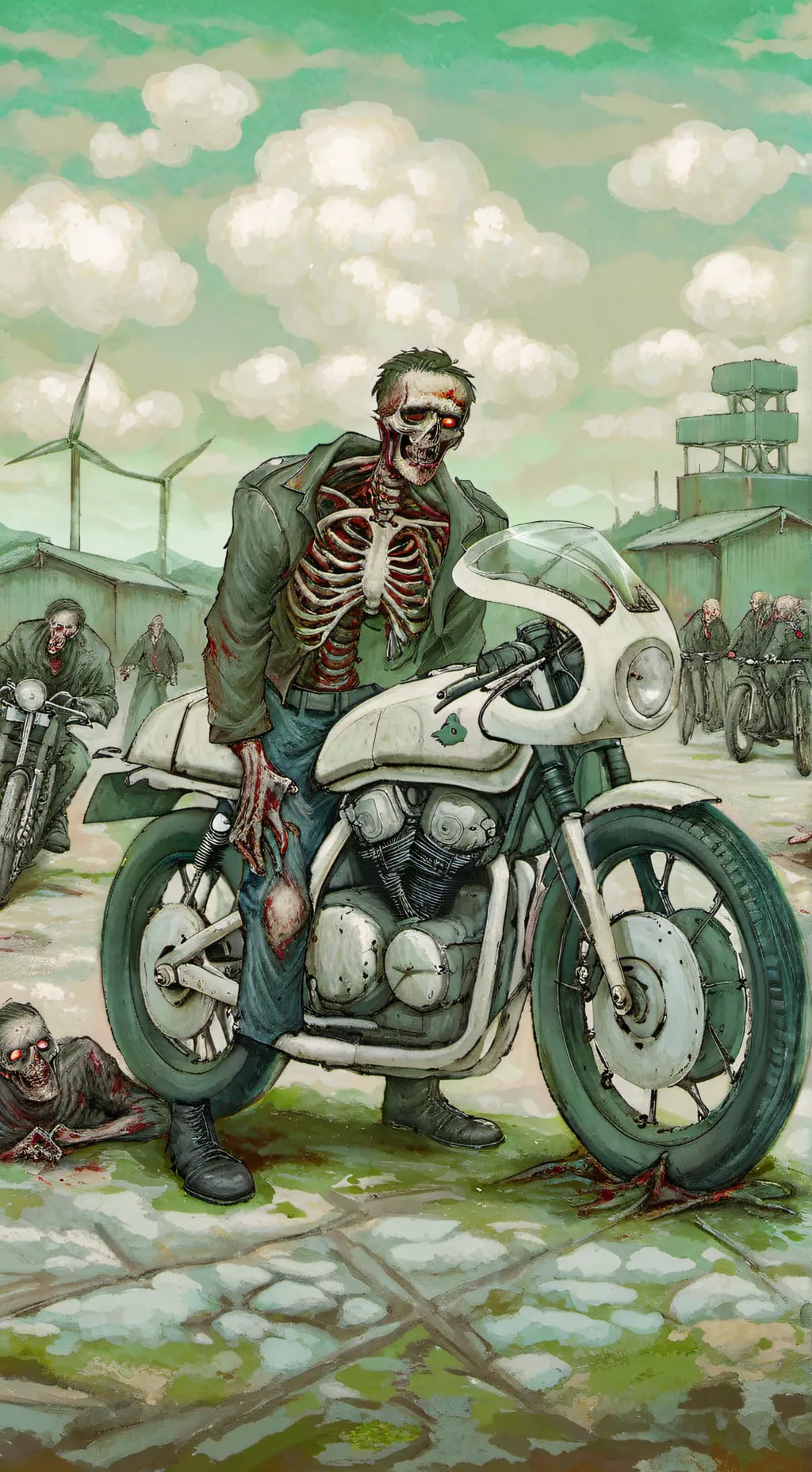 ai character: Cod x Days Gone! background