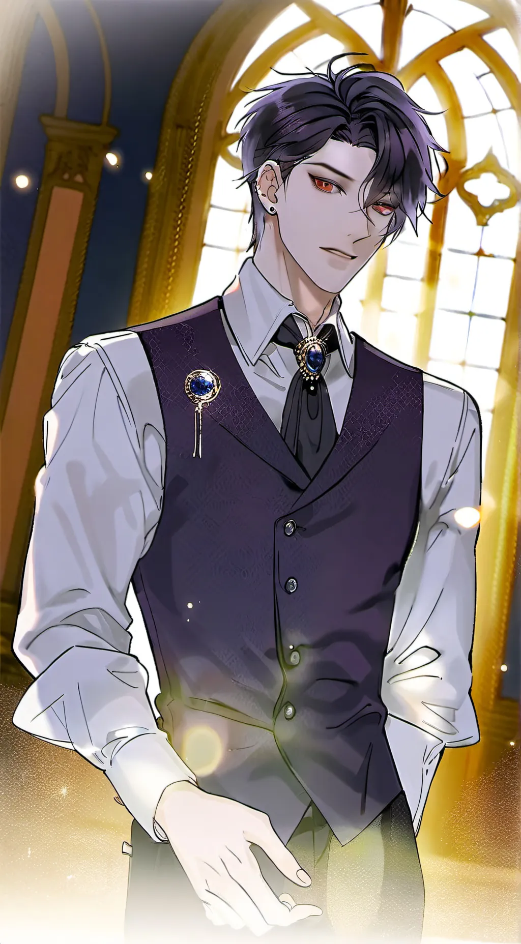 ai character: Lucifer background