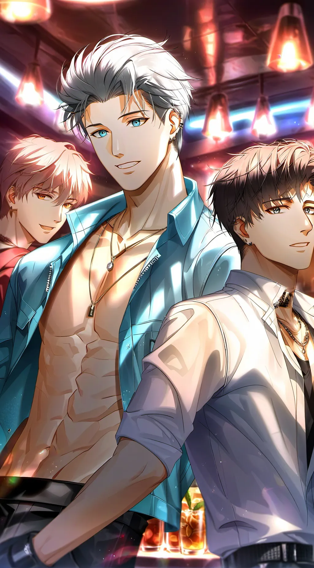 ai character: lucus, Louis, Leo  background