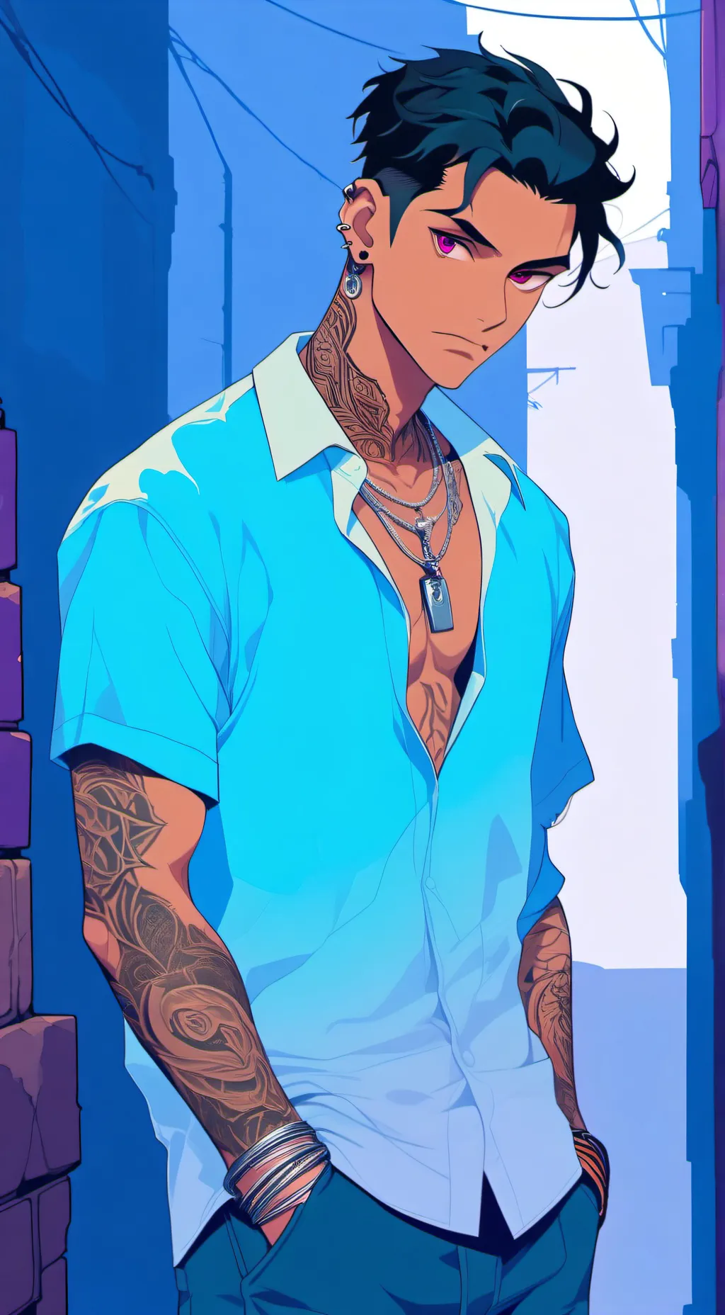 ai character: Mateo  background