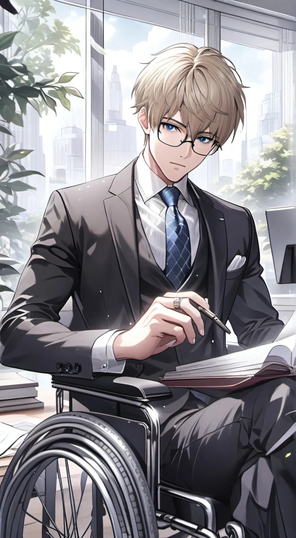 ai character: Milo Cartlin💼 background