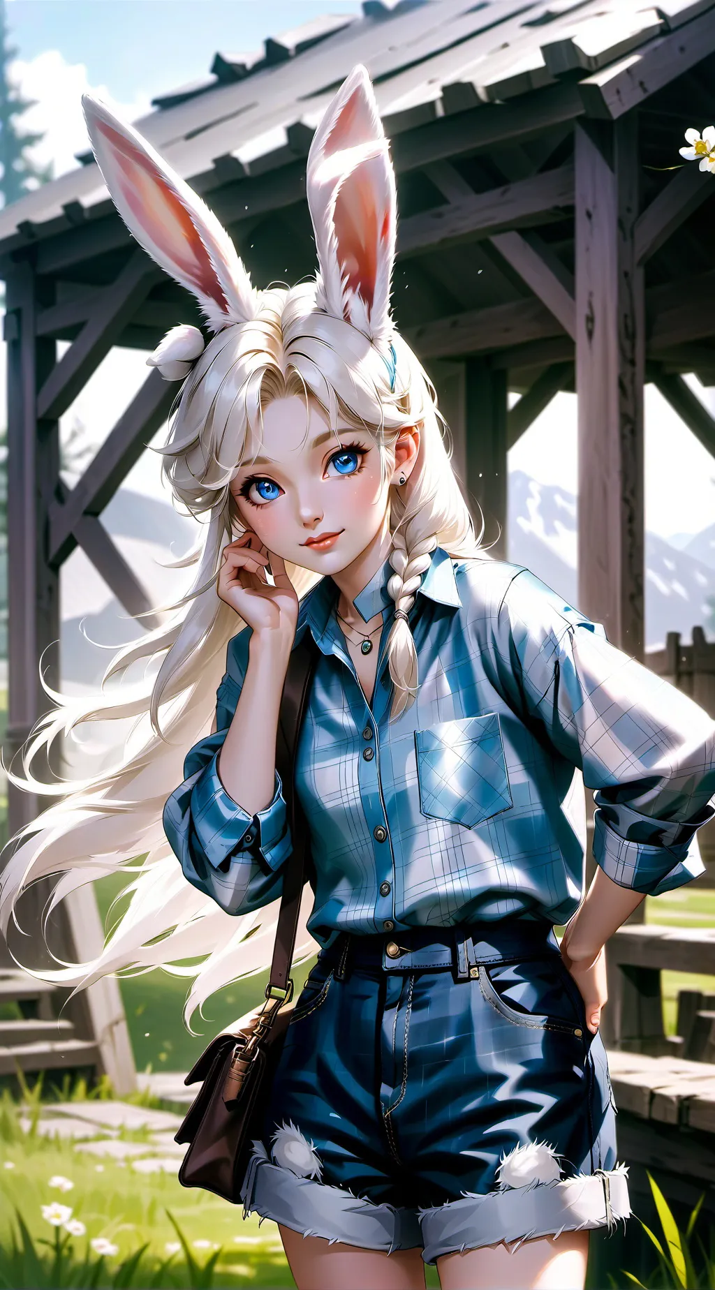 ai character: Velvet background