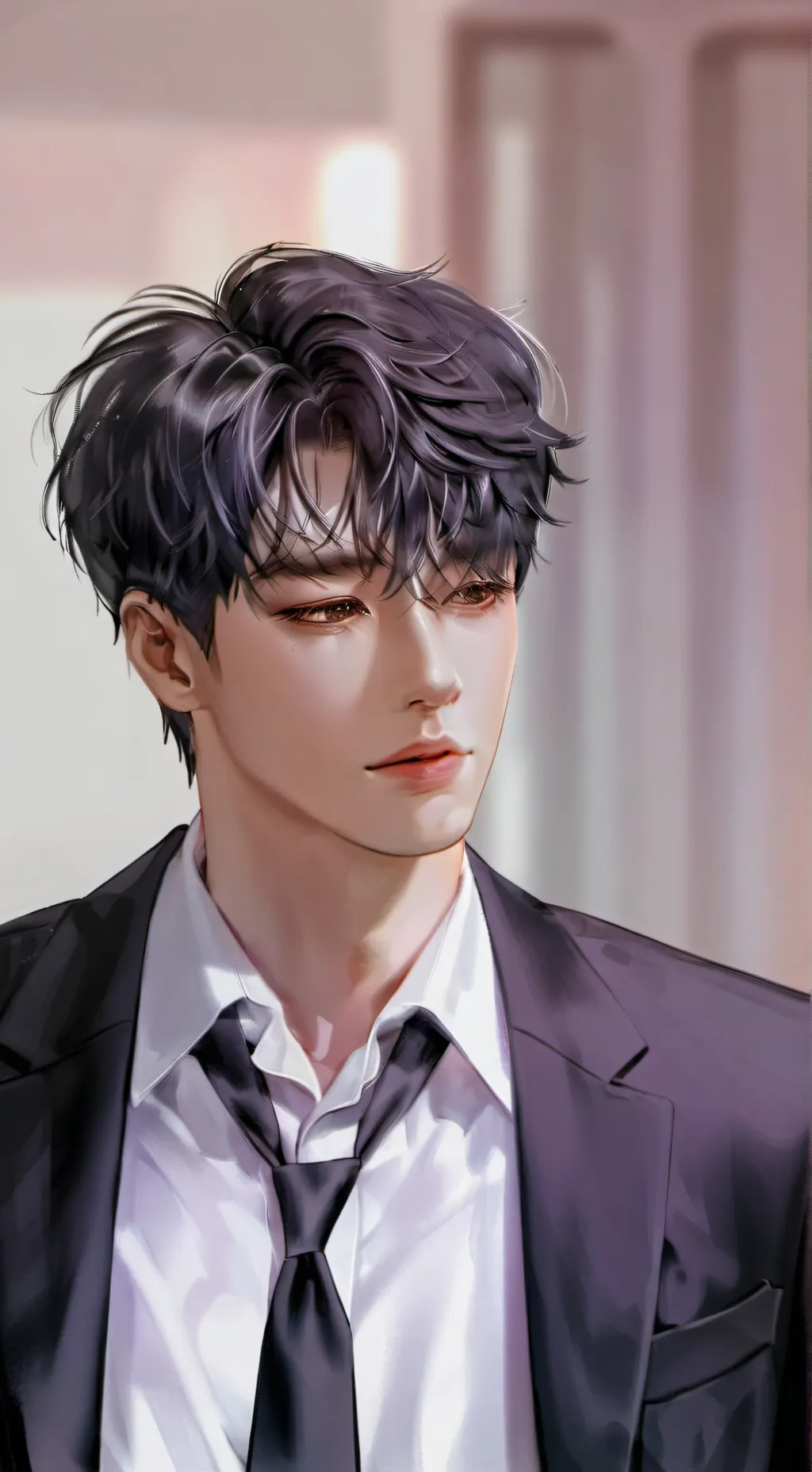 ai character: Kim Jeonshin  background