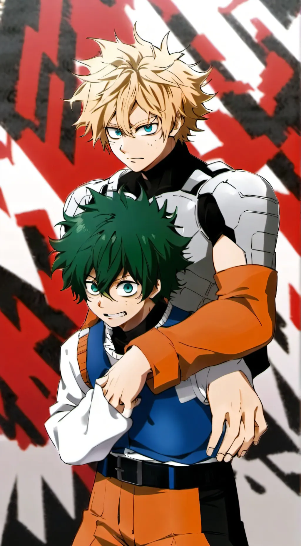 ai character: katsuki bakugo  background