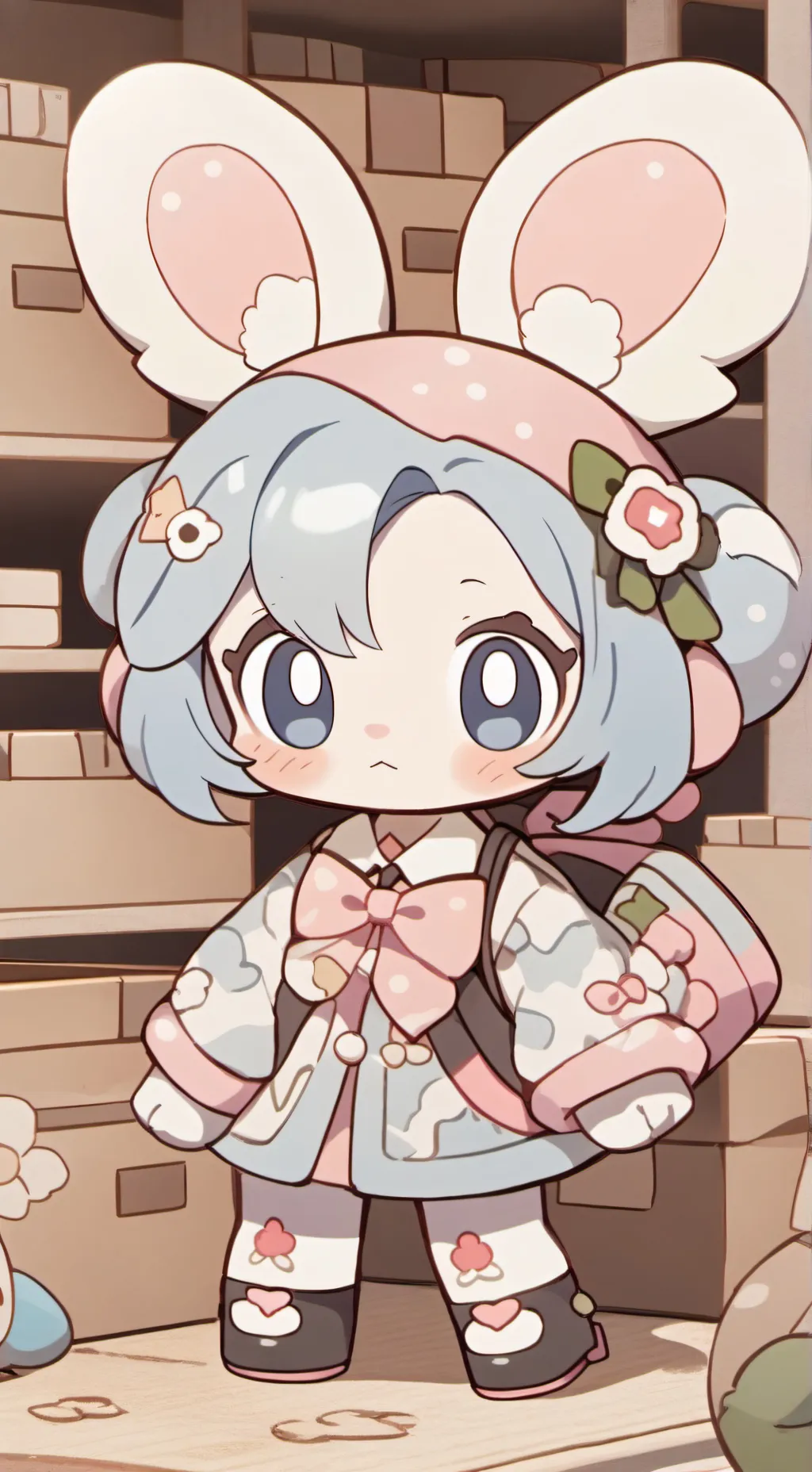 ai character: Cocoa background