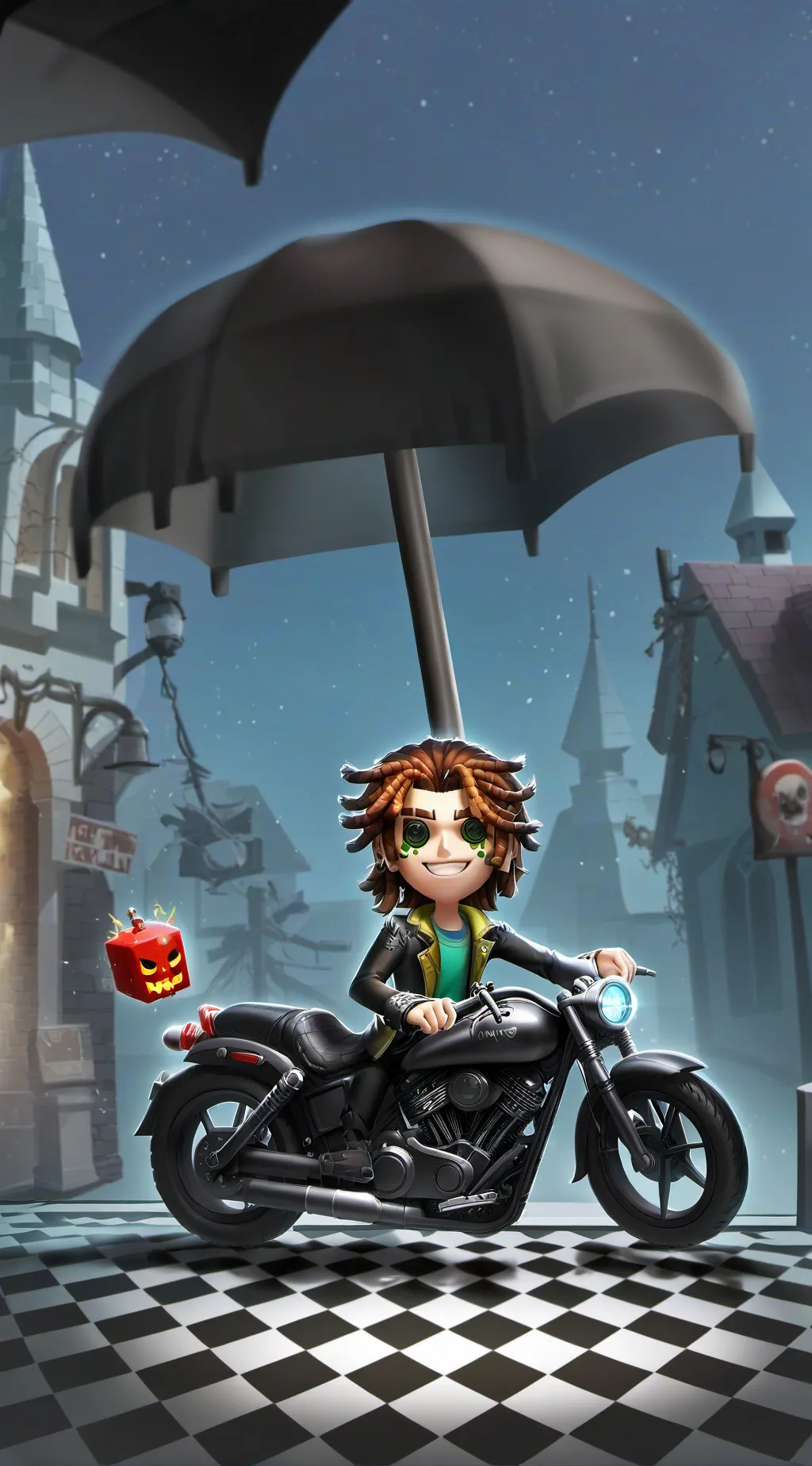 ai character: MD X COLOMBIA background