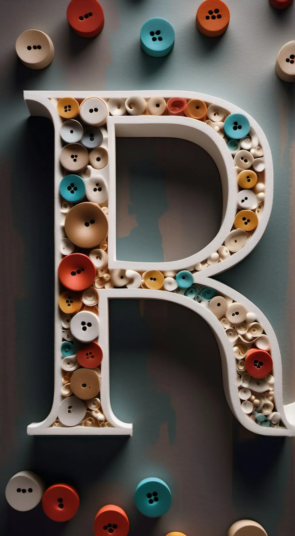 ai character: Alphabet background