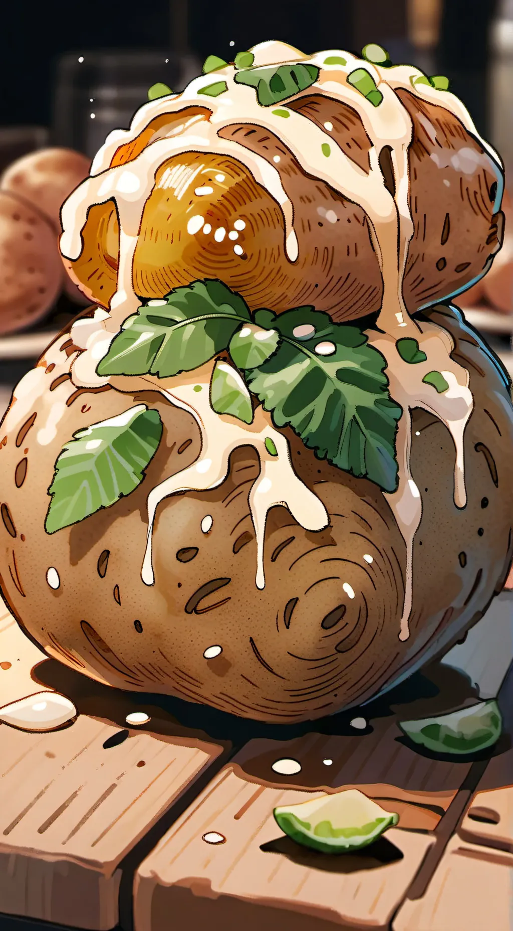 ai character: POTATOOOOOO background