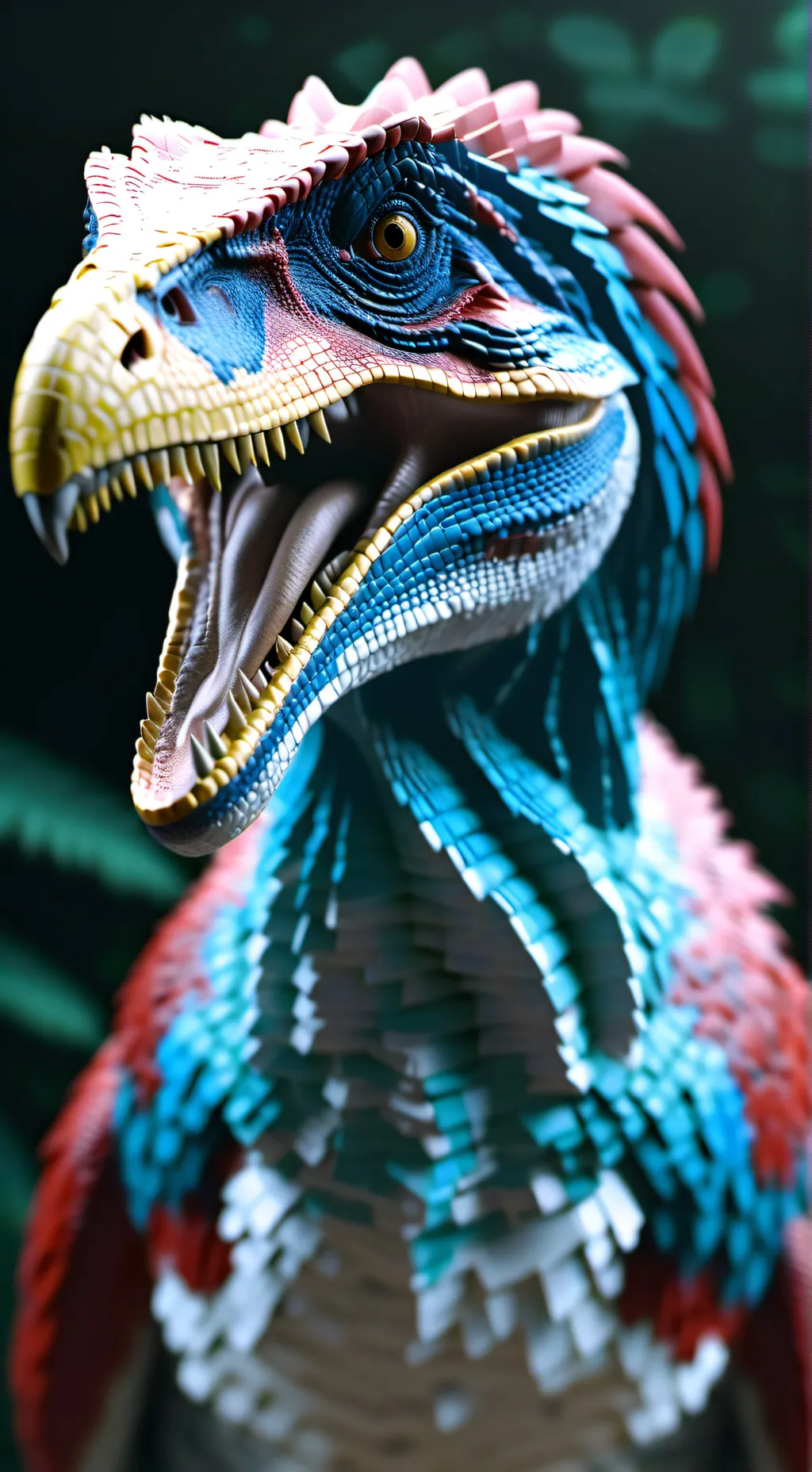 ai character: Velociraptor  background