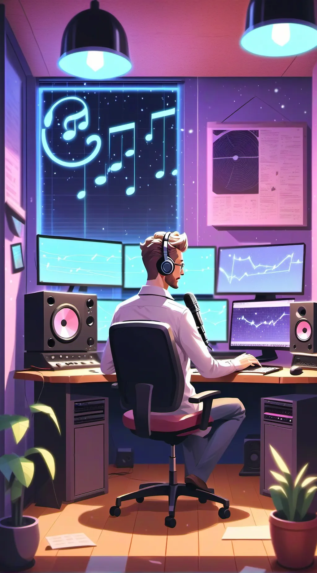 ai character: Karaoke Empire Tycoon background