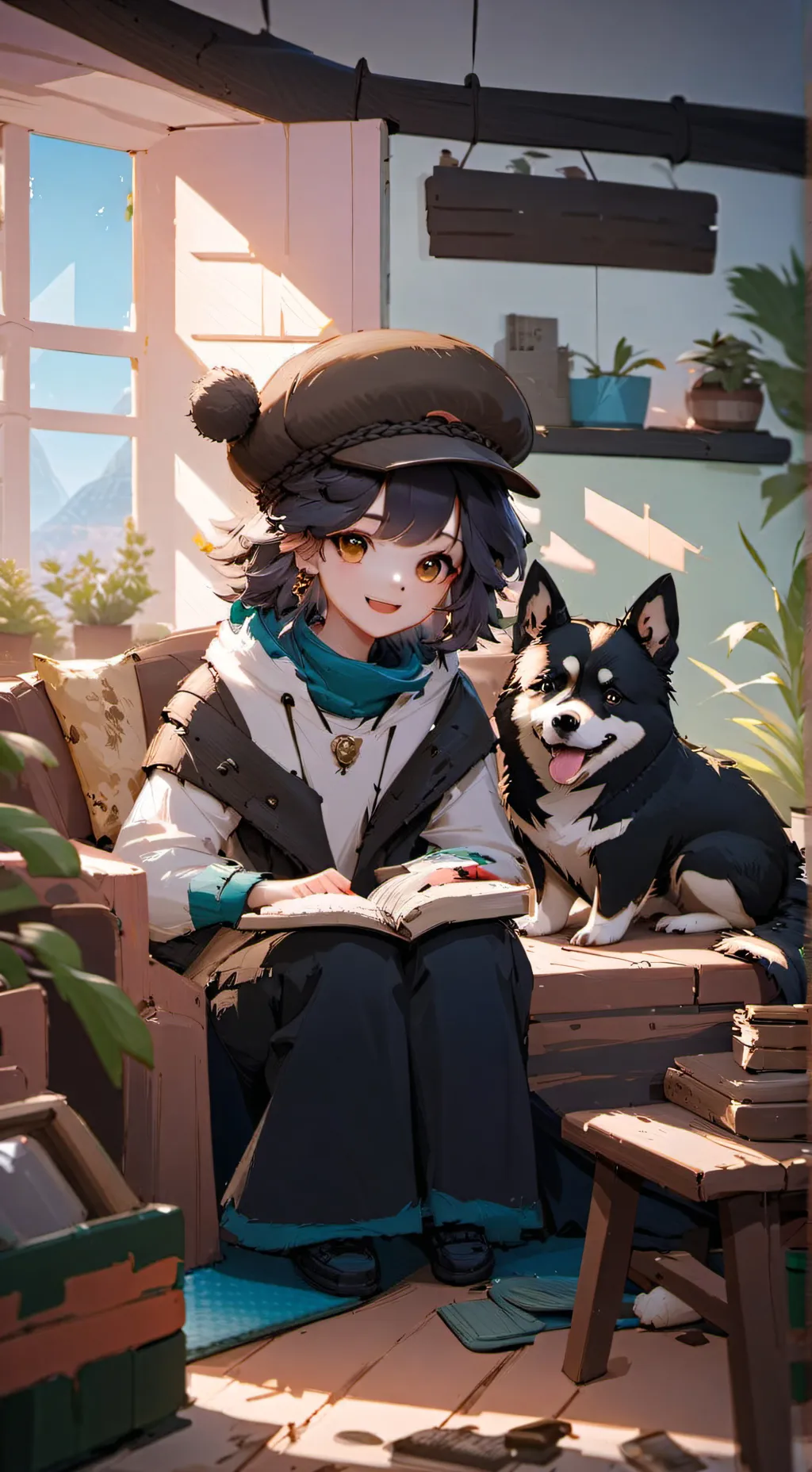 ai character: Kny pets! 🐾 background