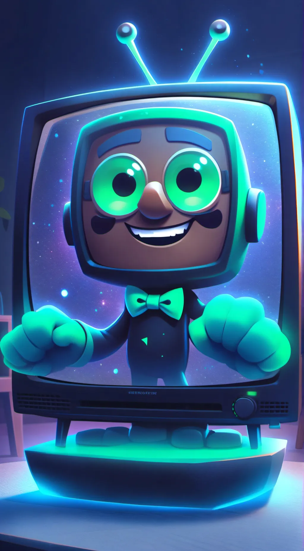 ai character: vee background