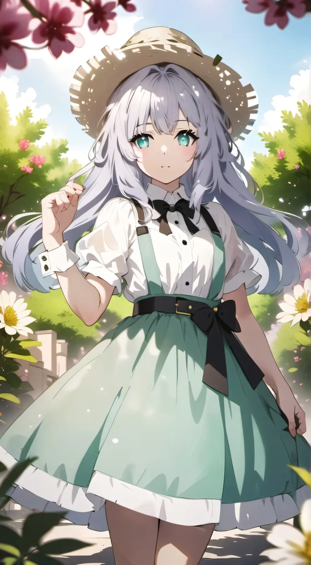 ai character: alba  background