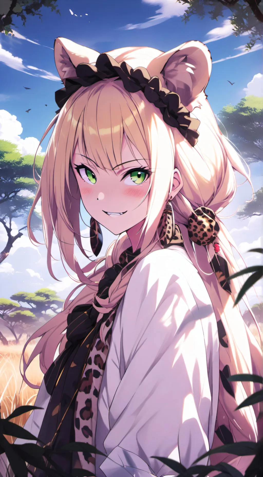 ai character: Iona 🐆 background