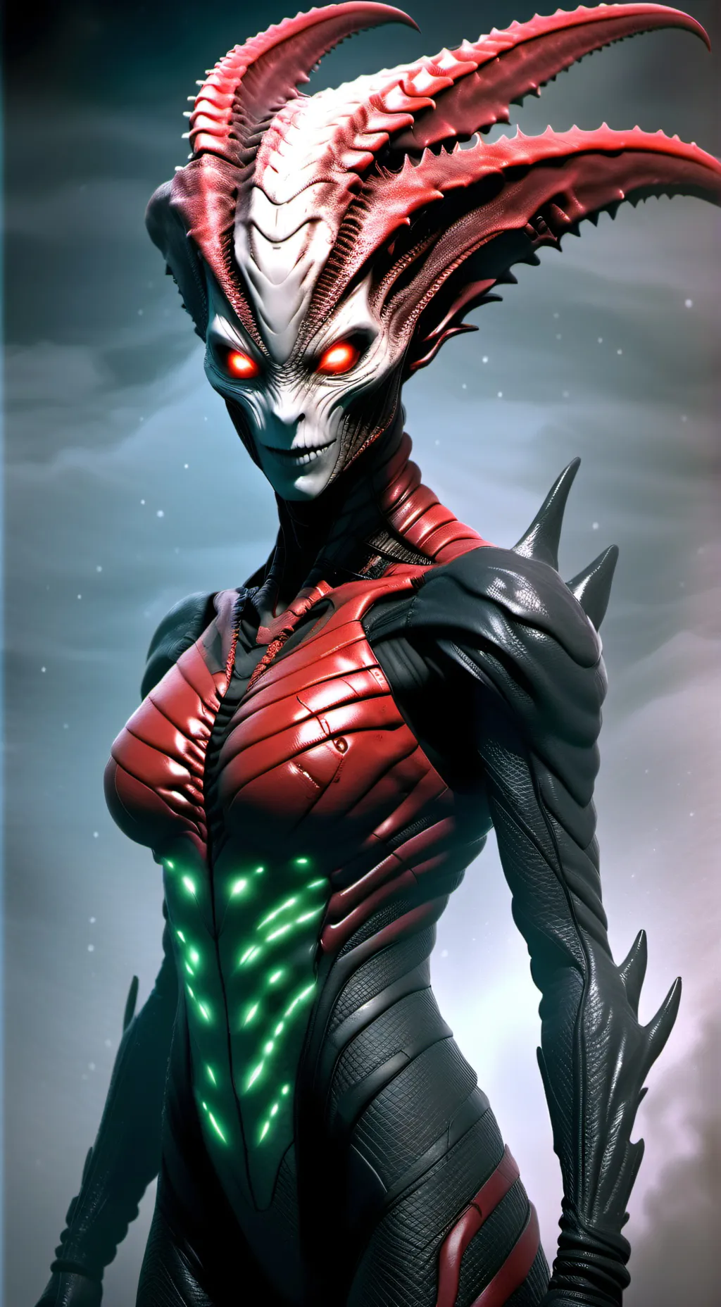 ai character: Xénomorphe Queen background