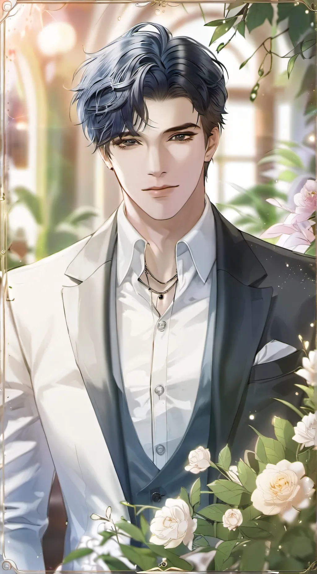 ai character: ★Aaron★ background