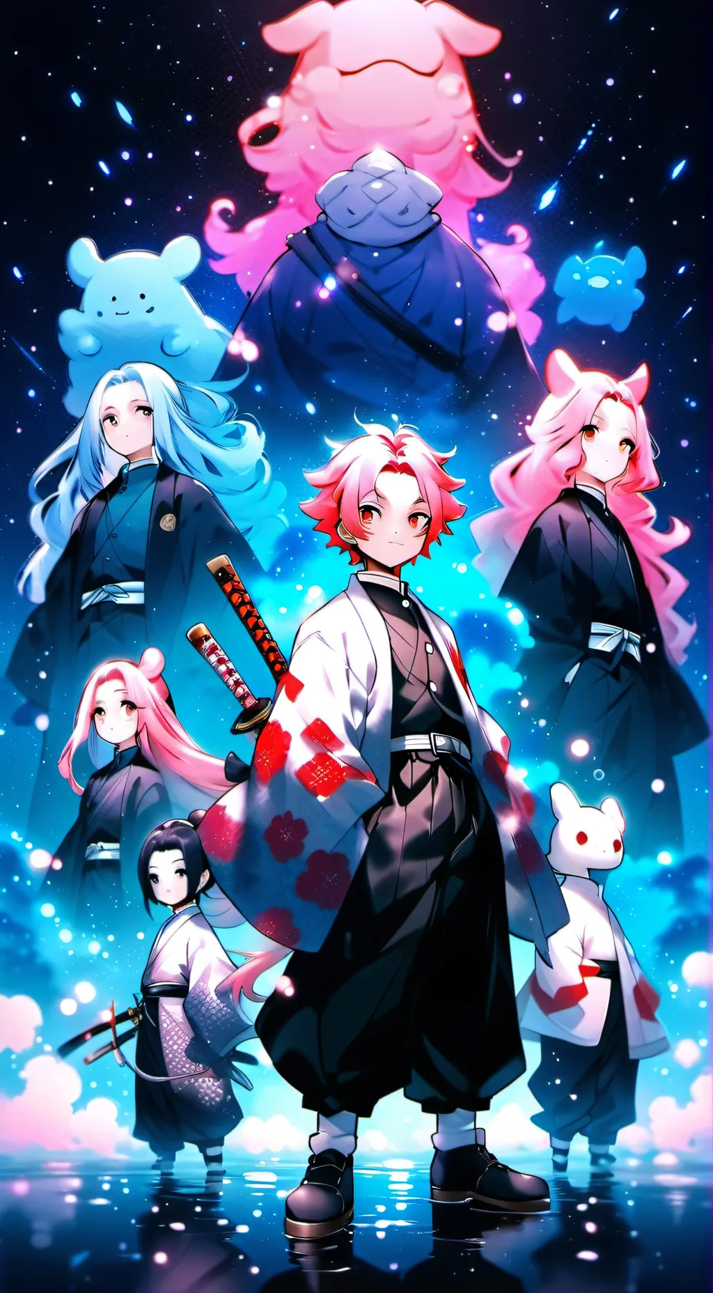 ai character: Kny Picture day background