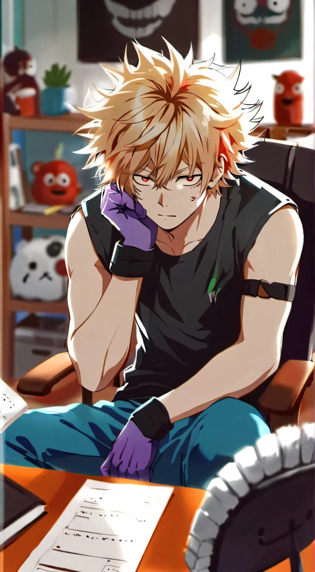 ai character: MHA games background