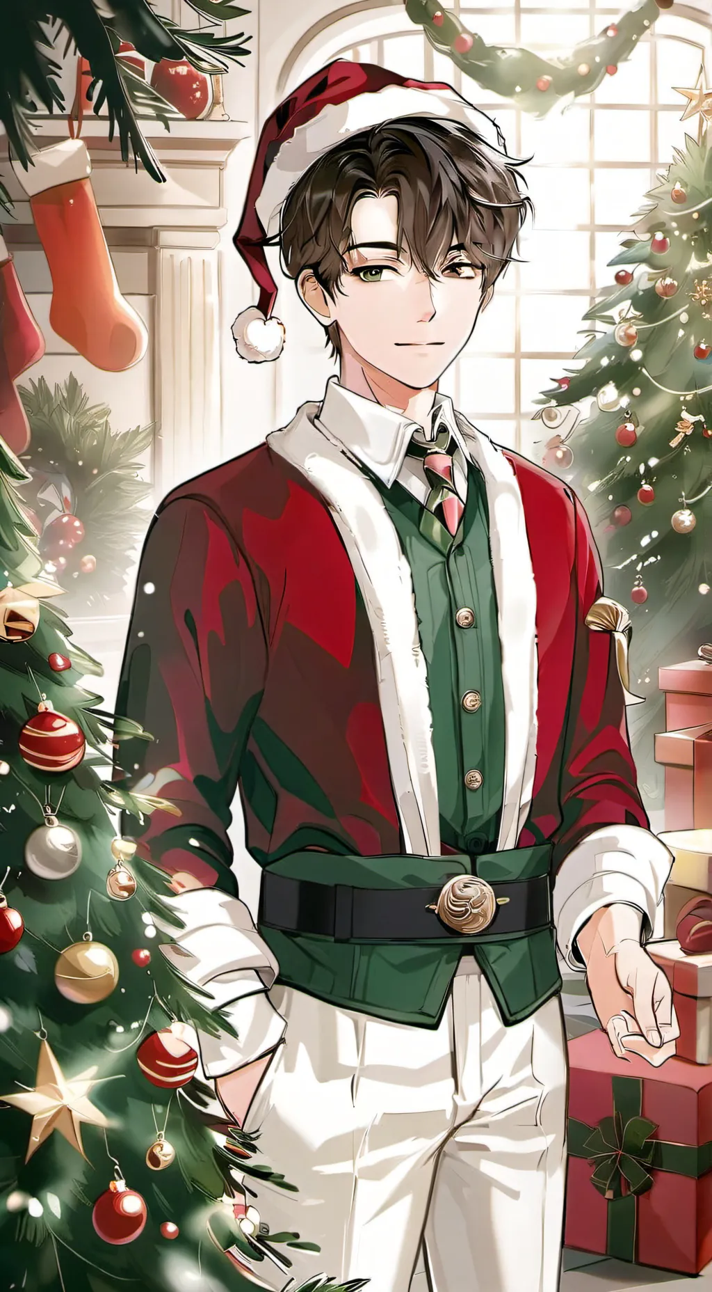 ai character: Nick Claus background