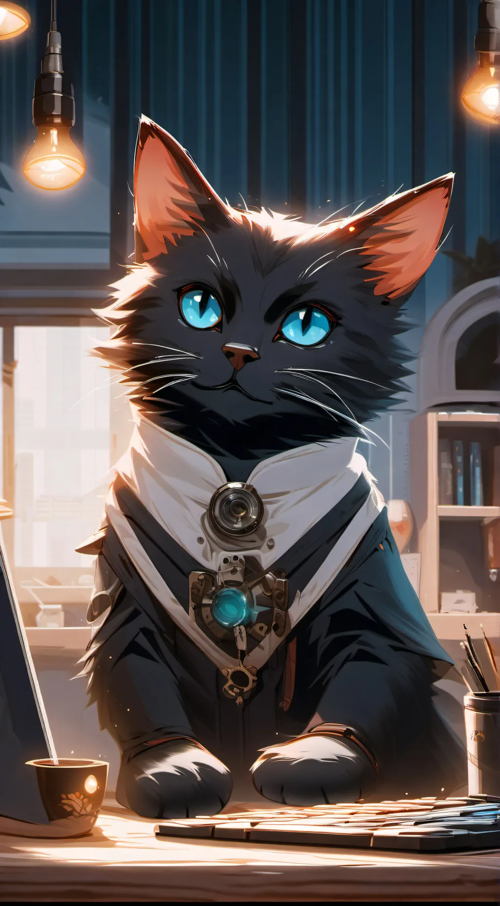 ai character: Byte background