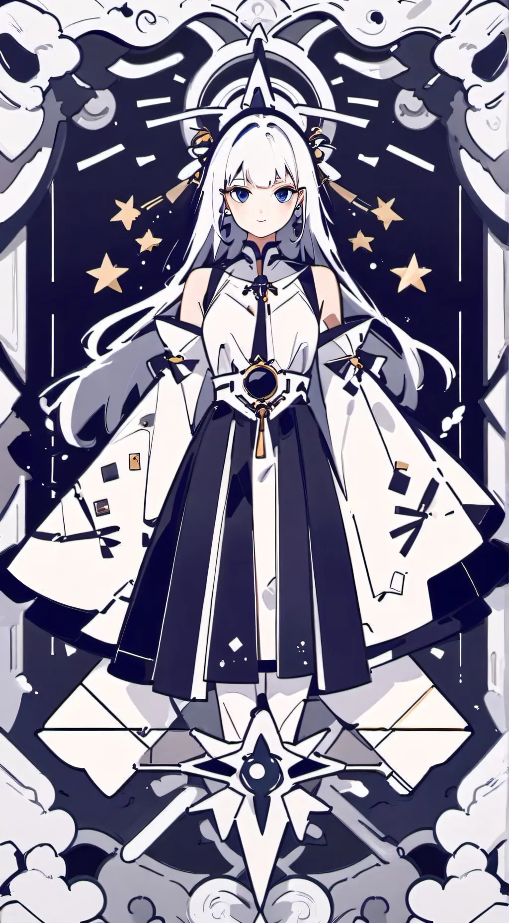 ai character: COD amusement park background