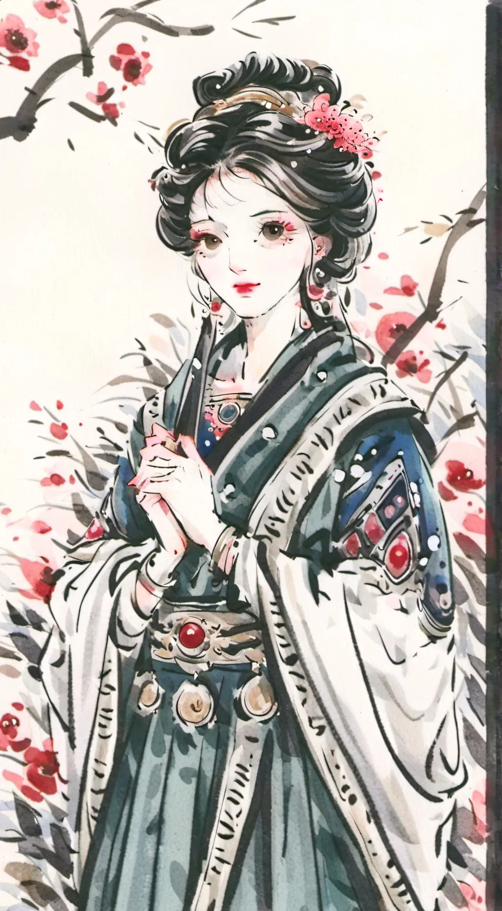 ai character: Moon background