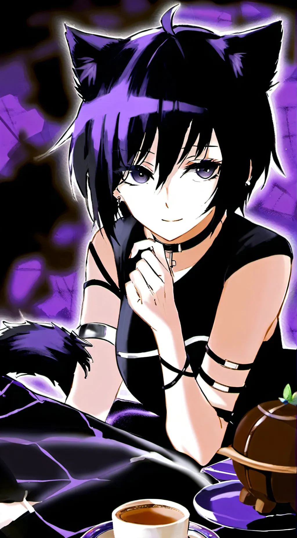 ai character: jjk party  background