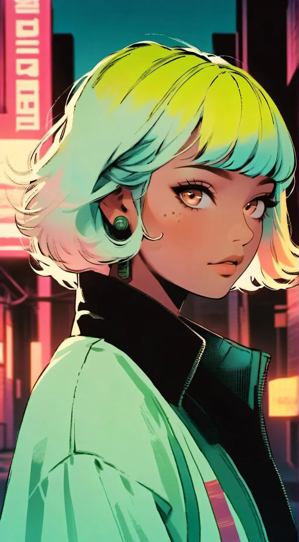 ai character: ezchxo  background