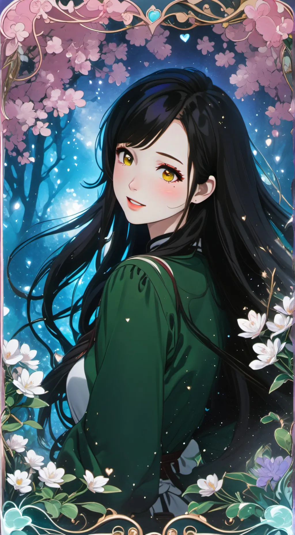 ai character: Suki  background