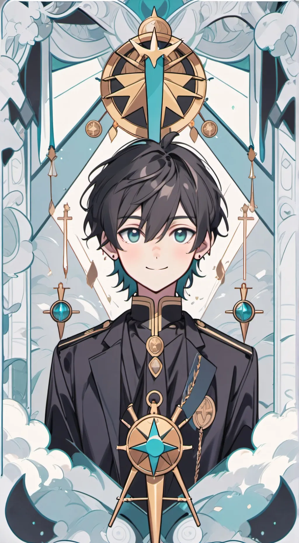 ai character: Muichiro tokito  background