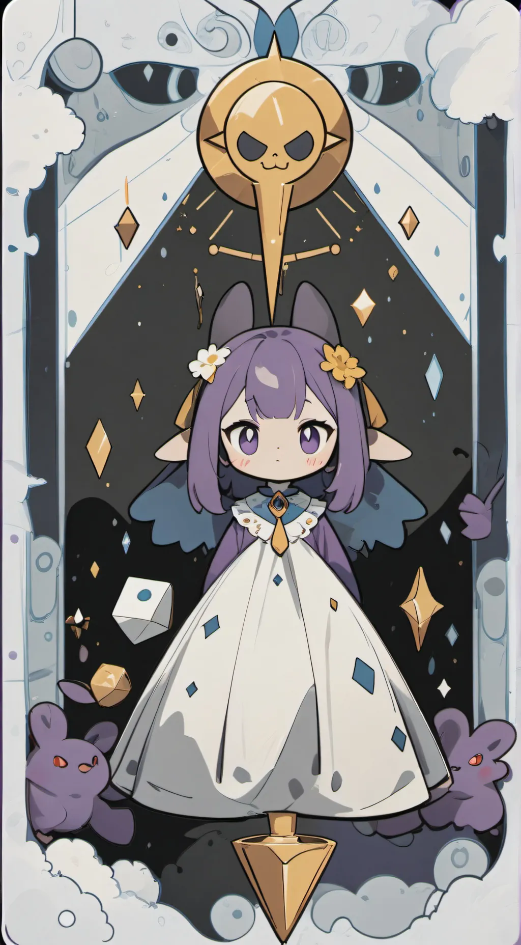 ai character: Dw chrismas background