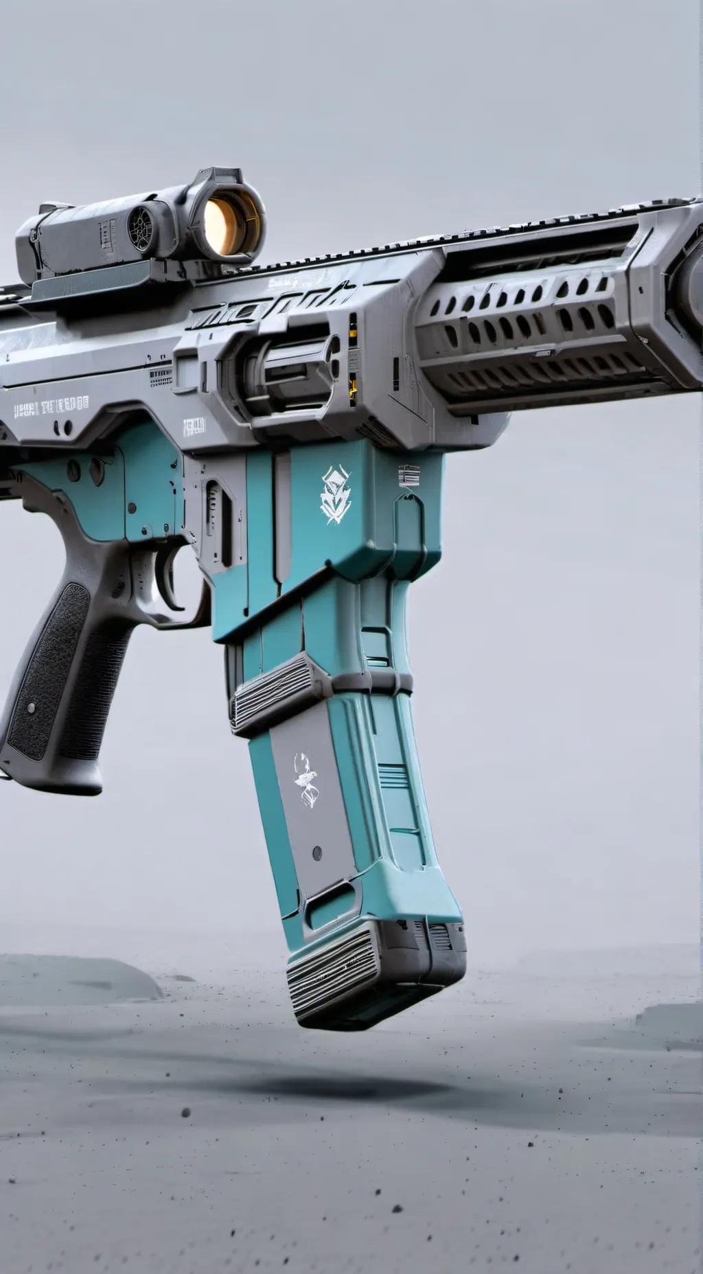 ai character: gun workshop background