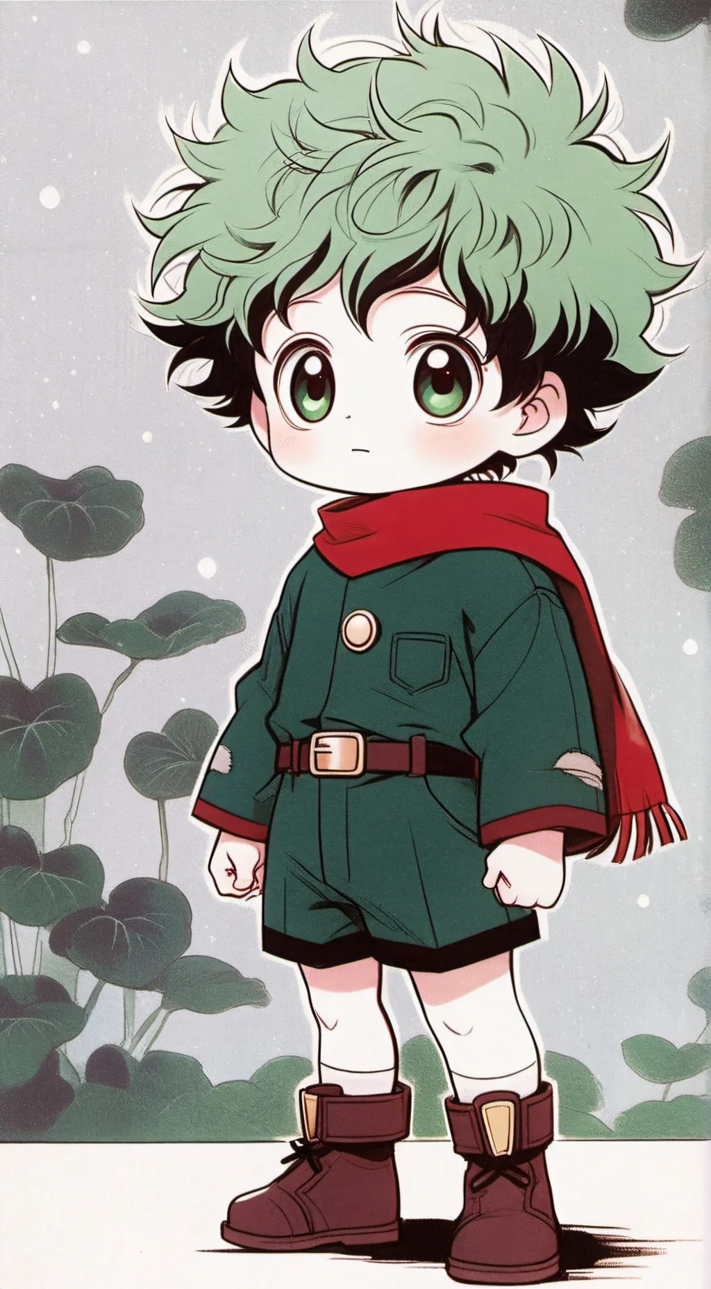 ai character: Baby Deku  background
