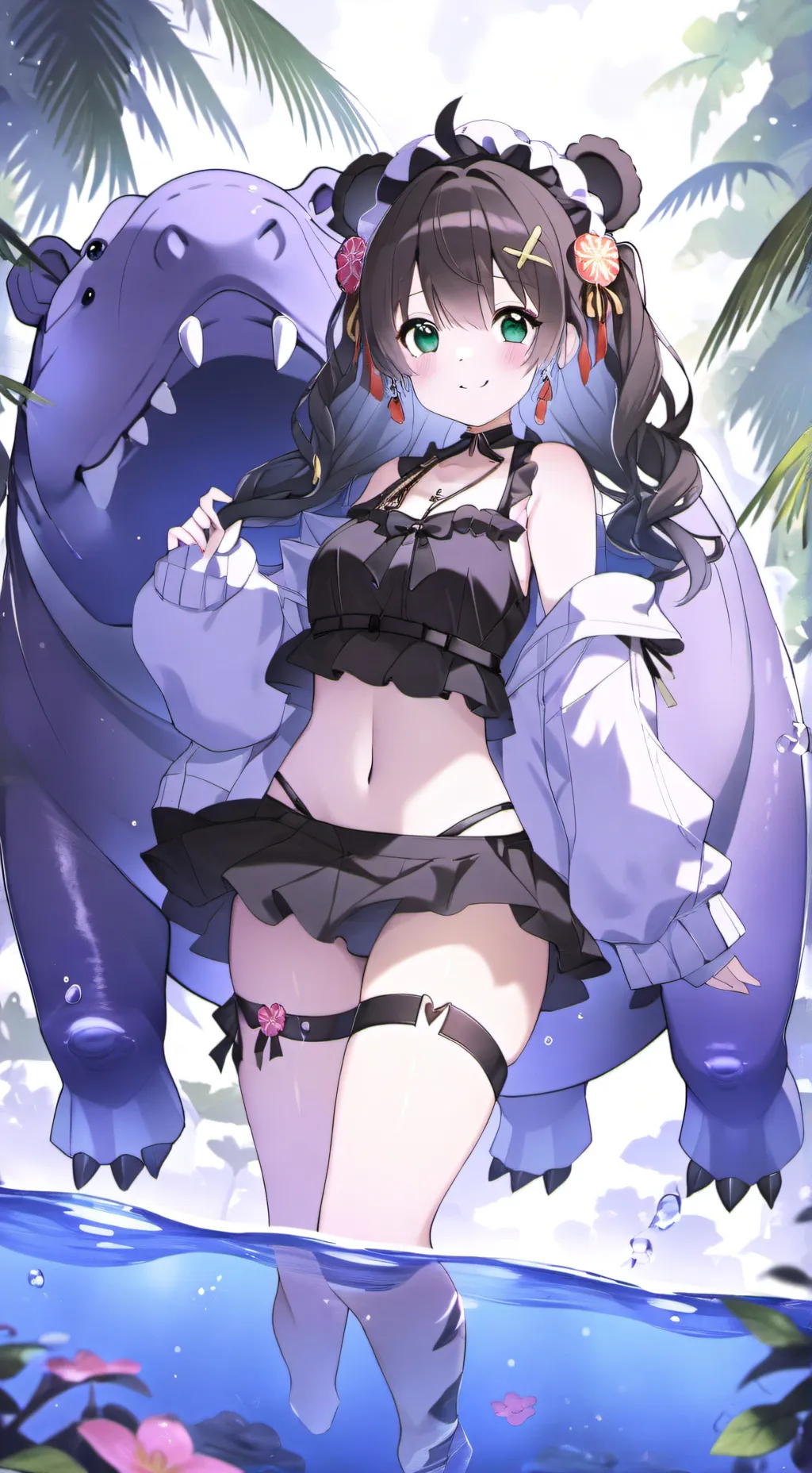 ai character: hailey background