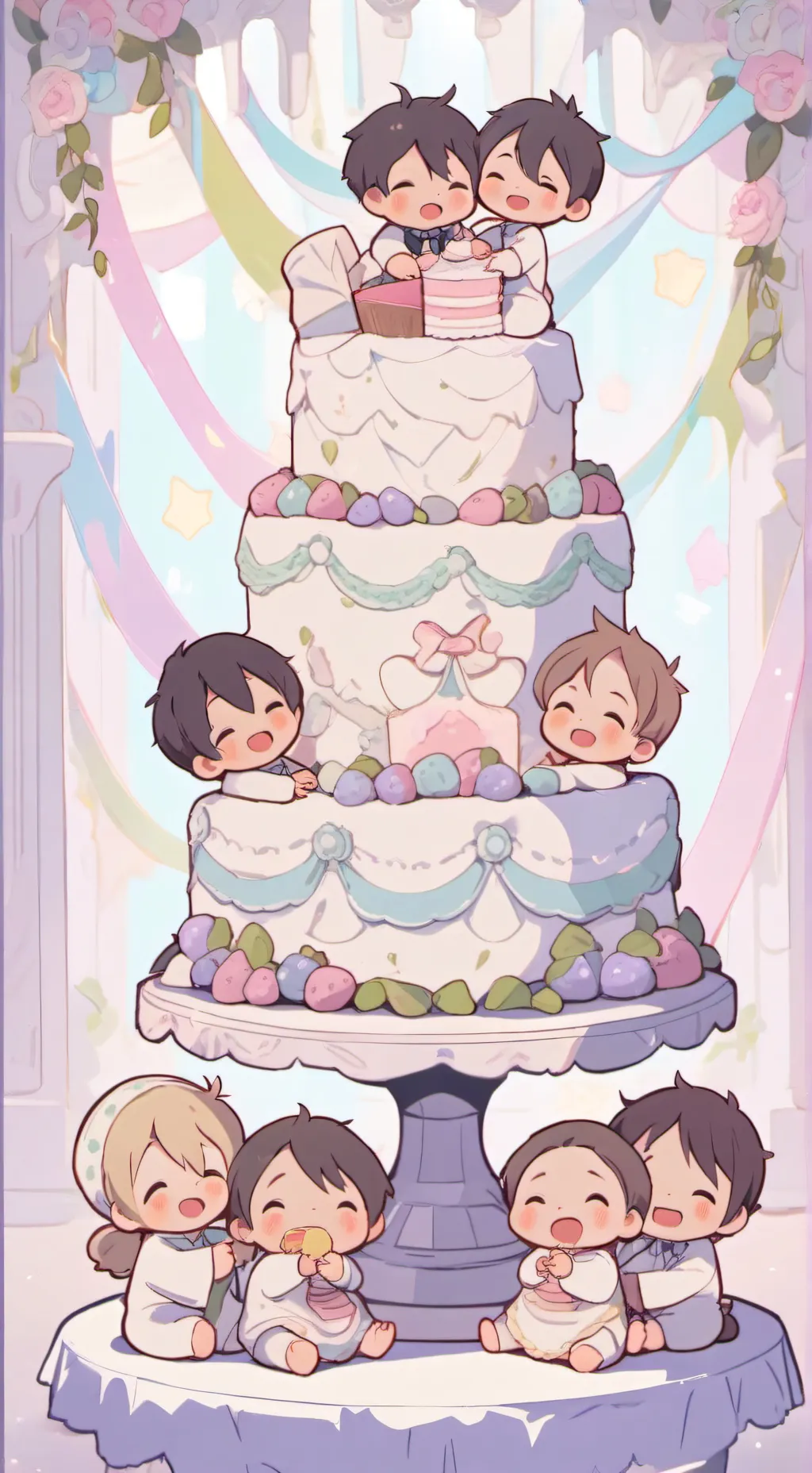 ai character: starle y los bebes background