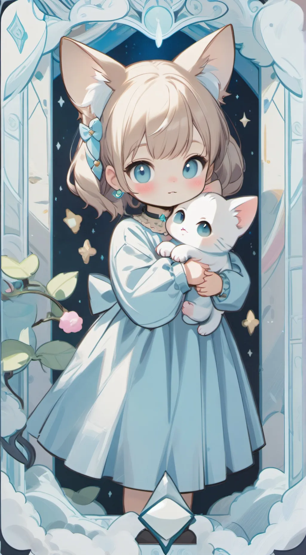 ai character: Tu hija  background