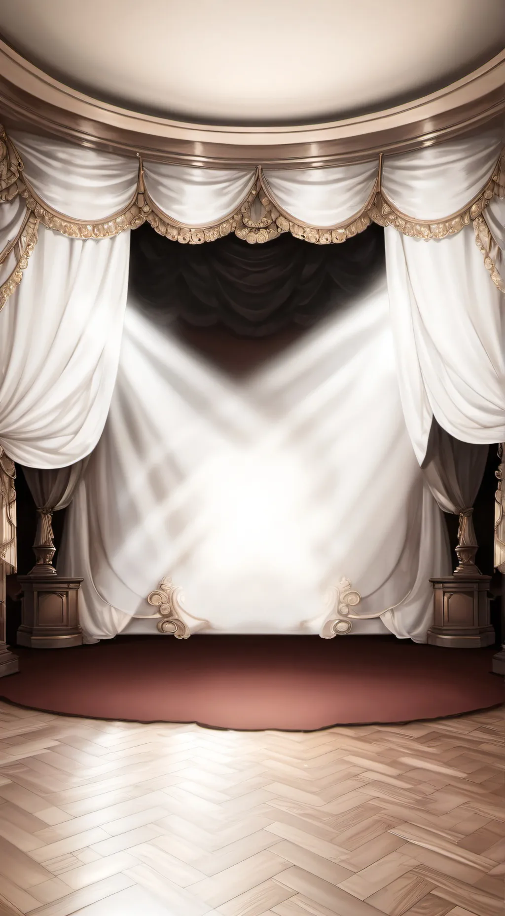 ai character: Talent show background